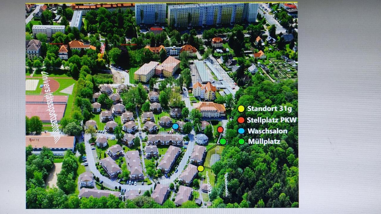 Ferienwohnung Am Stadtwald Freiberg Exteriör bild